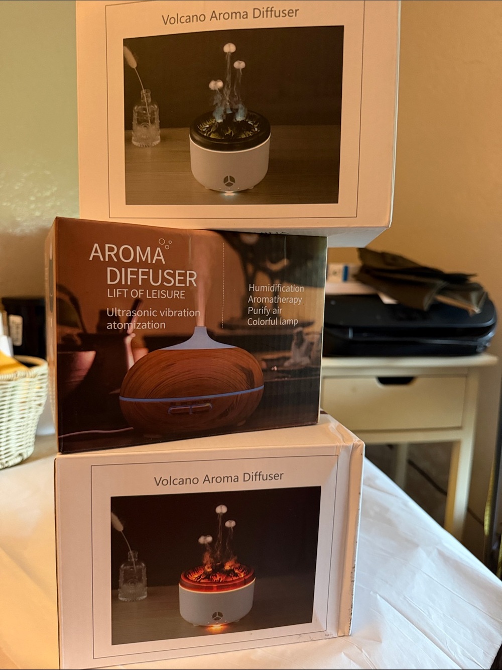 3 Aroma Diffuser Ultrasonic Humidifiers